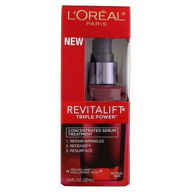L'Oreal Paris RevitaLift two-pack display for daily skincare routine