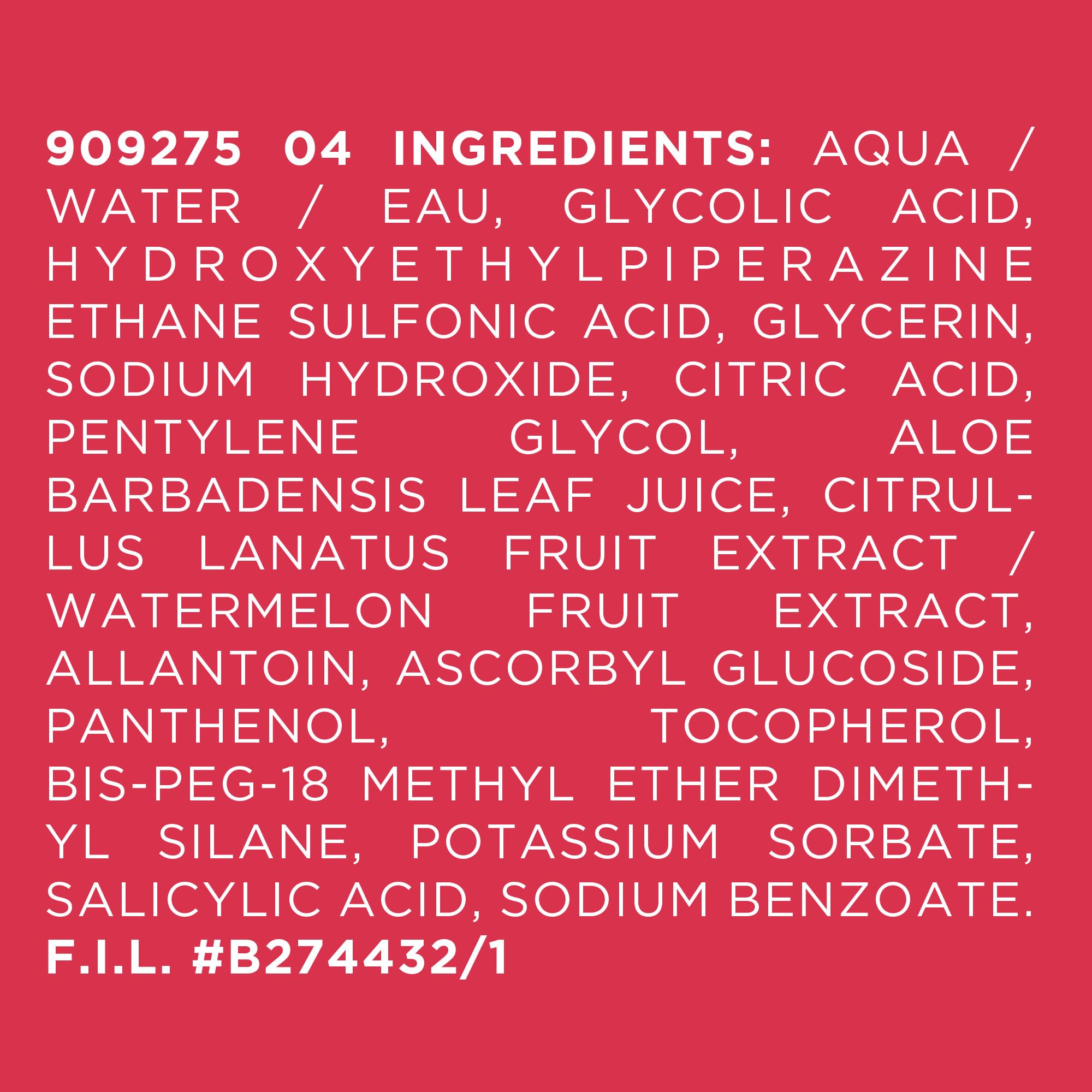 Fragrance-free and paraben-free icons shown on label