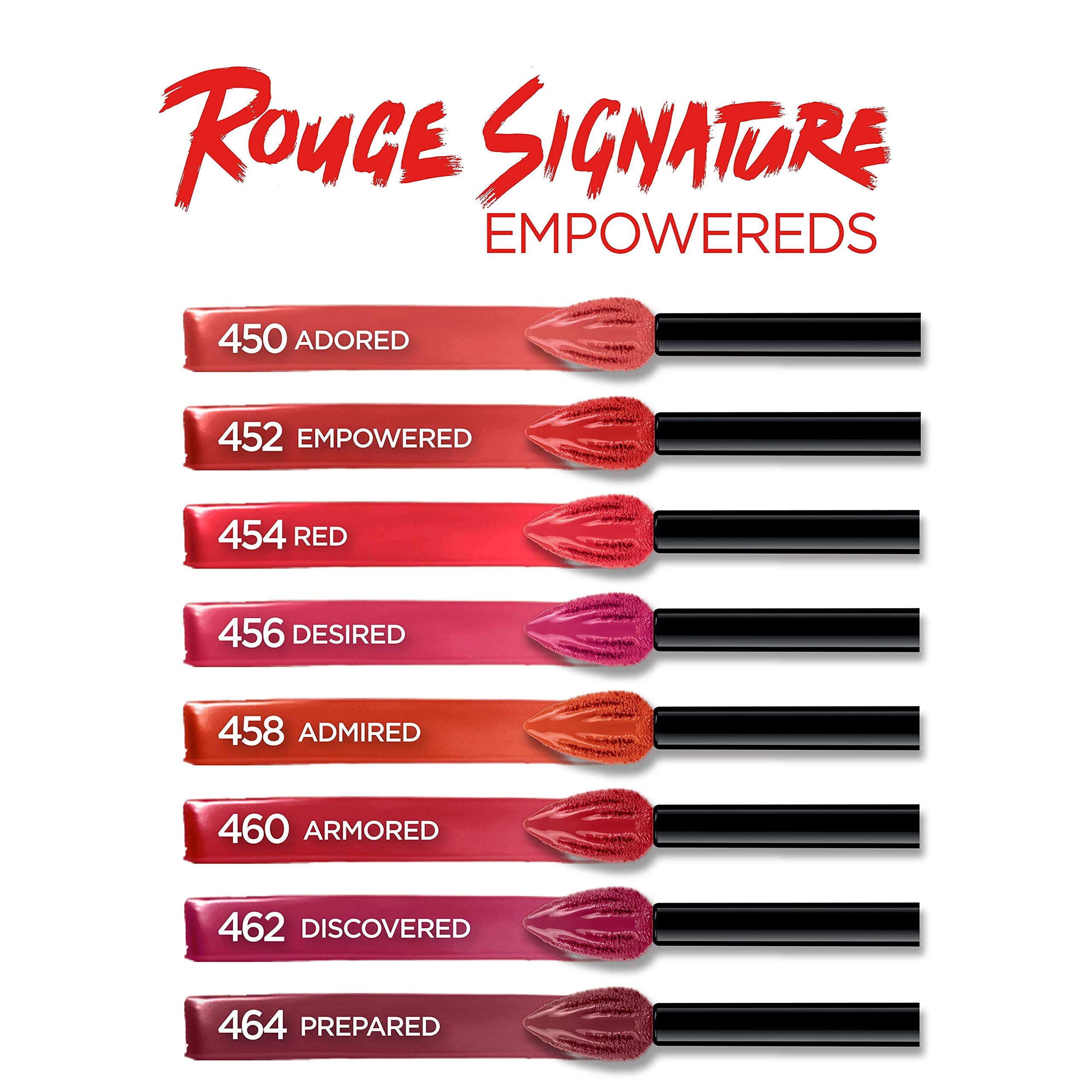 L’Oréal Paris Rouge Signature Matte Lip Stain close-up of velvety matte finish.