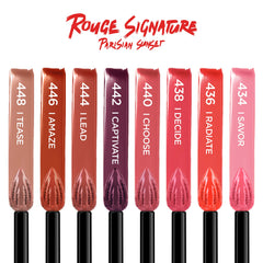 Weightless matte formula provides comfortable color with lasting impact.