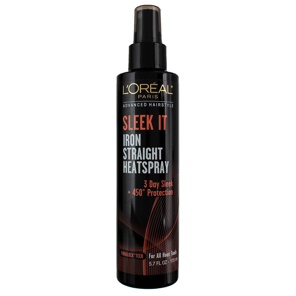 L'Oreal Paris Sleek It Iron Heatspray bottle duo protects hair and smooths for lasting style