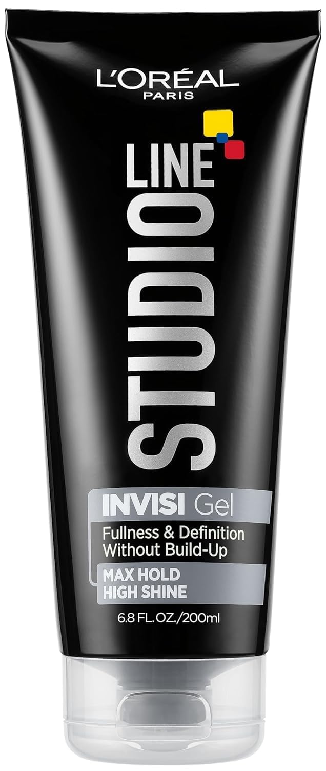 L'Oreal Paris Studio Line Invisi Gel tube shows easy dispensing for strong hold