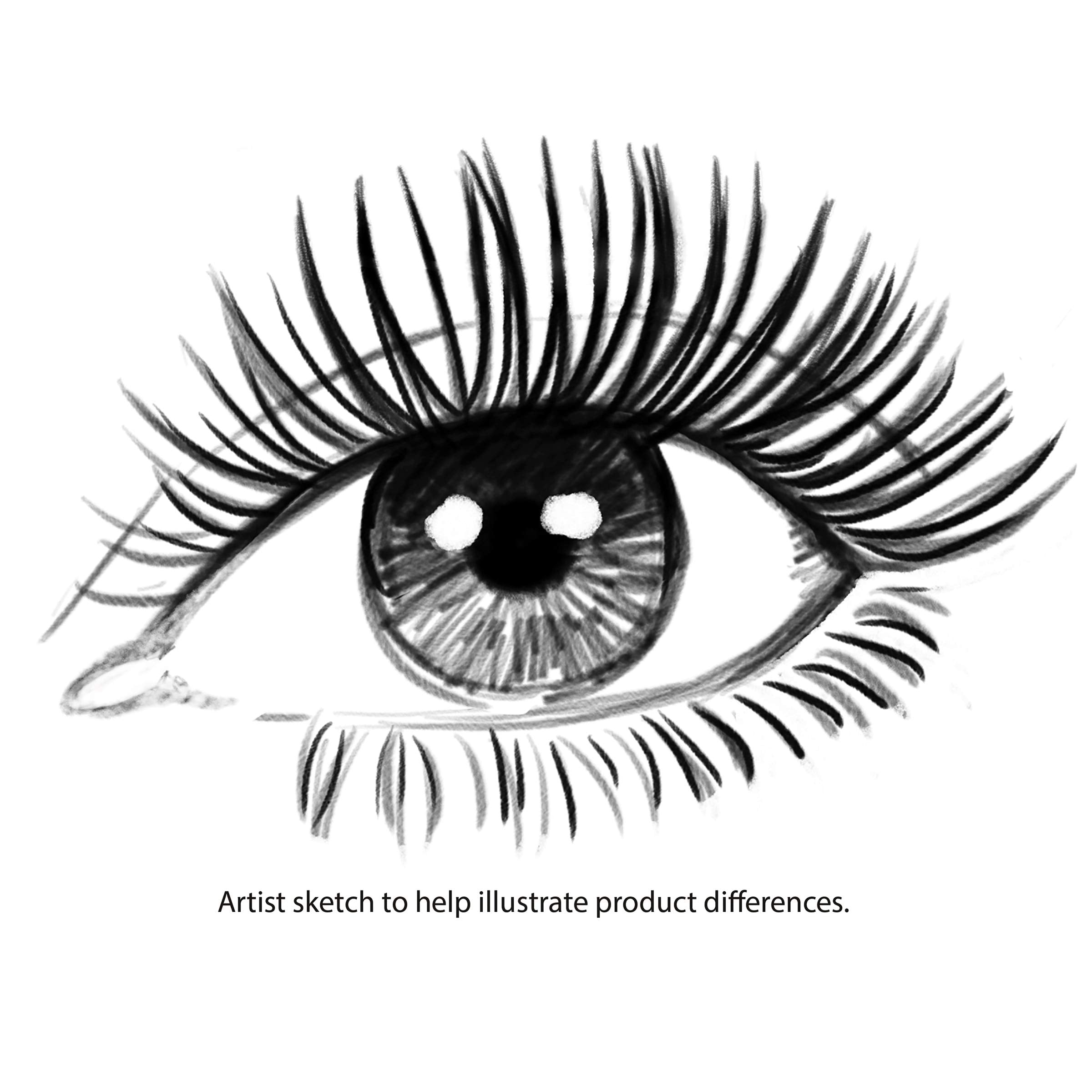 L'Oreal Paris Telescopic mascara wand with slim bristles for precise lengthening.