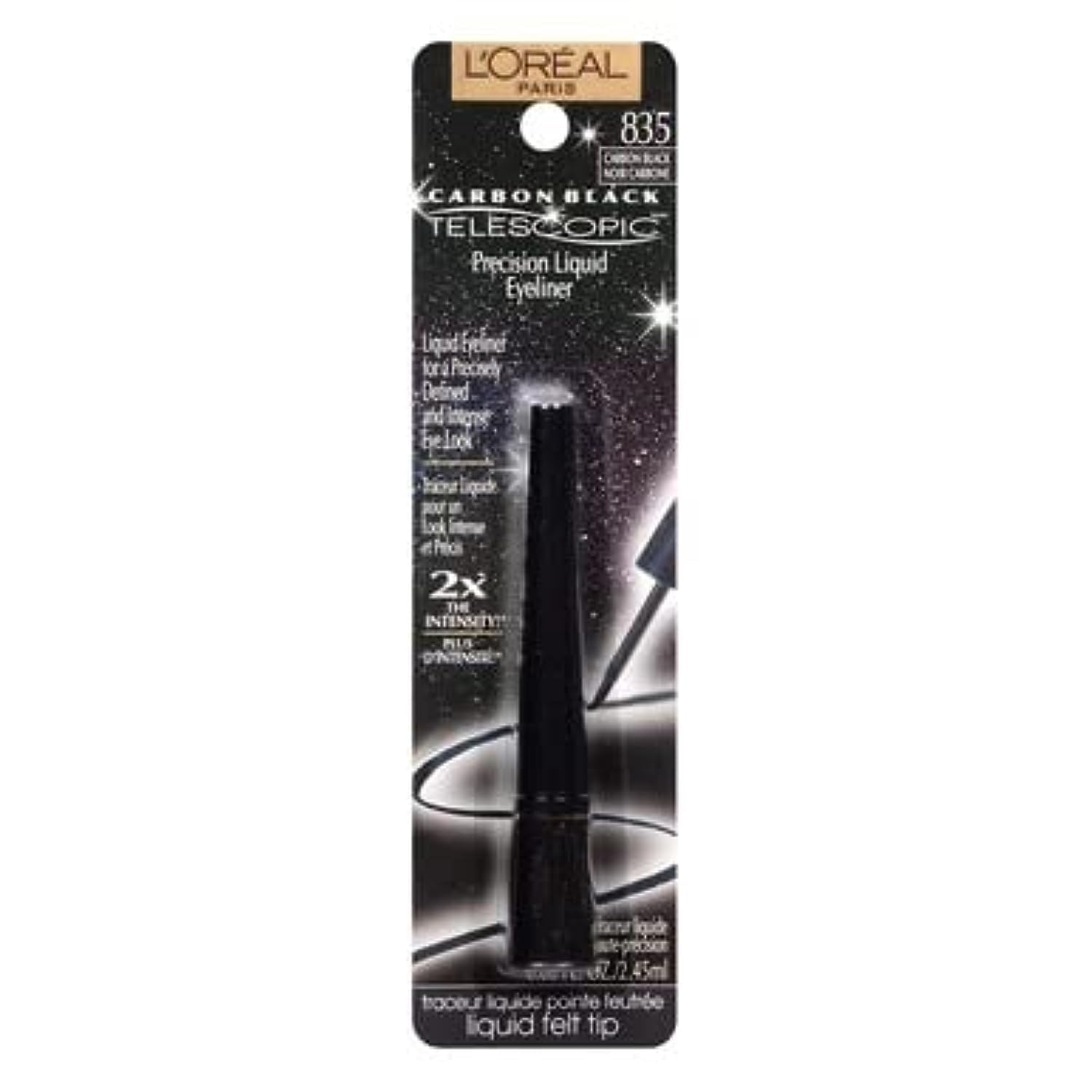 L'Oreal Paris Telescopic Precision Liquid Eyeliner compatible with contact lenses.