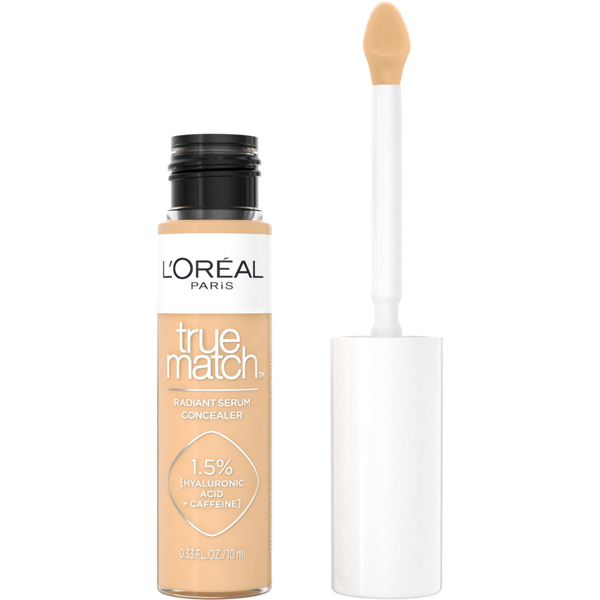 L'Oreal Paris True Match Radiant Serum Concealer swatch for instant coverage and brightness.