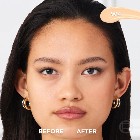 L'Oreal Paris True Match Radiant Serum Concealer flat-tip applicator delivering one-swipe coverage.