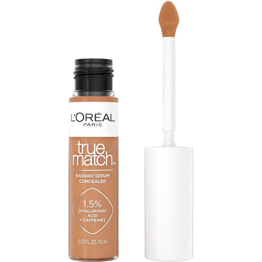 L'Oreal Paris True Match Radiant Serum Concealer with flat-tip applicator for precise coverage