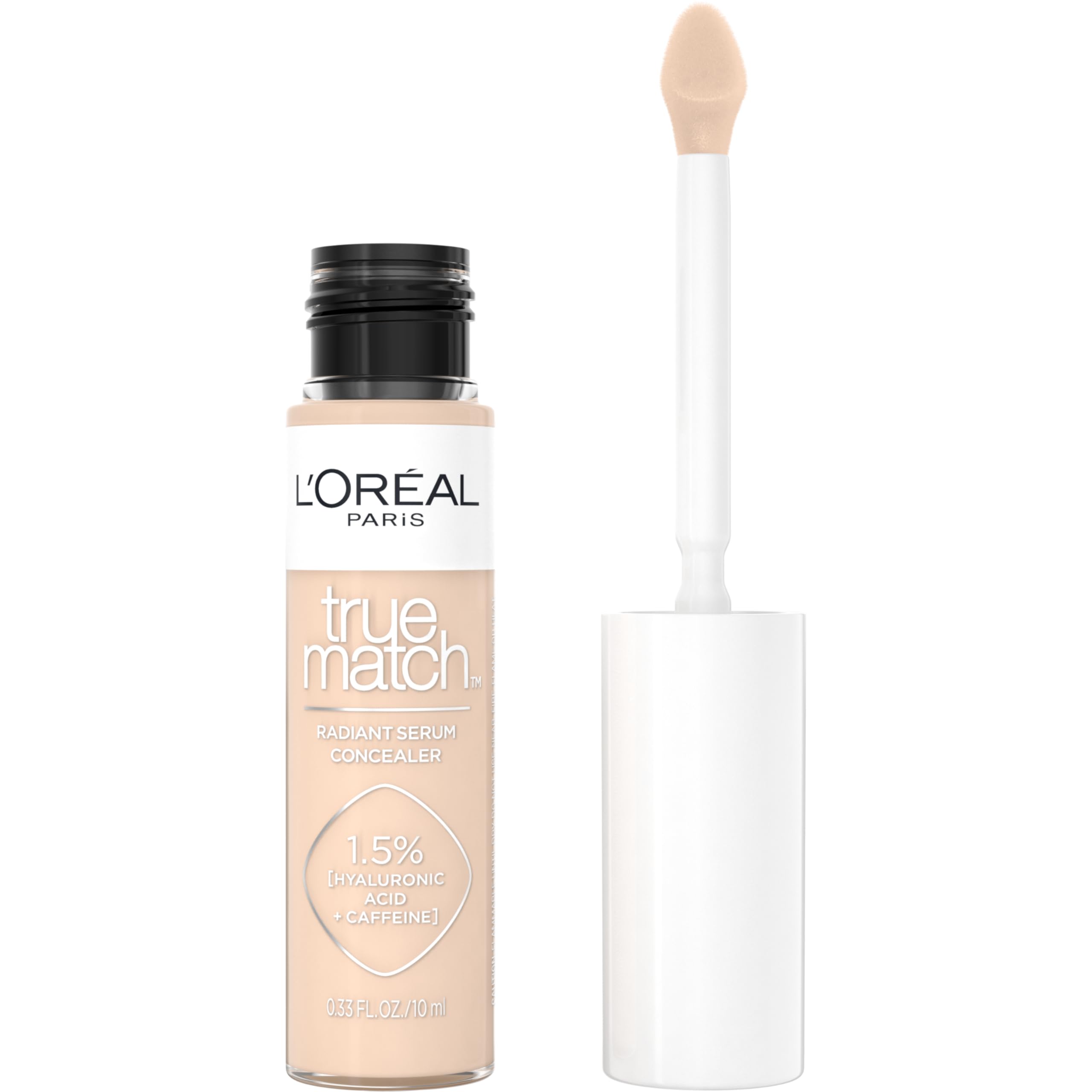 Packaging for L'Oreal Paris True Match Radiant Serum Concealer supports easy handling.