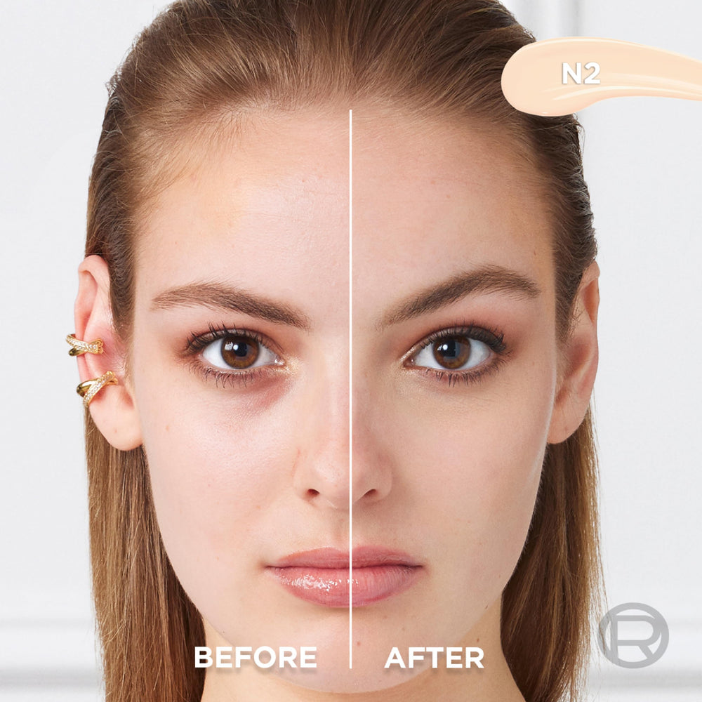 L'Oreal Paris True Match Radiant Serum Concealer swatch matching skin tone.
