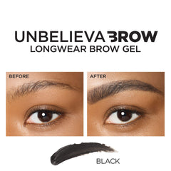 Unbelieva-Brow dries quickly after application for efficient routine.