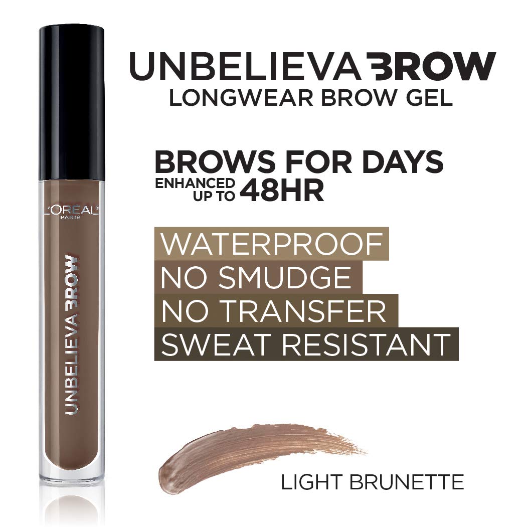 L'Oreal Paris Unbelieva-Brow sphere silica helps natural color on brows.