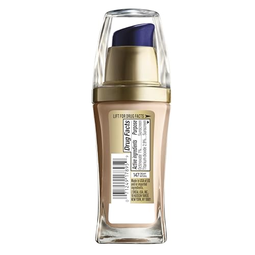 L'Oréal Paris Visible Lift Serum Absolute foundation texture creamy-natural for smooth, hydrated skin.