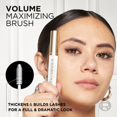 Duo-pack display of primer and mascara ready for bold definition