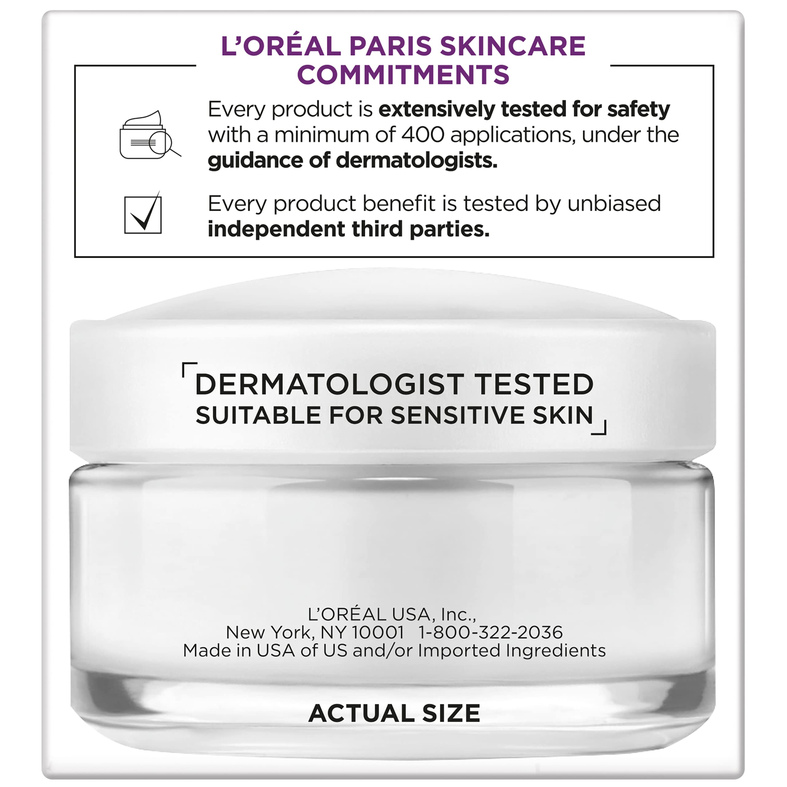 L’Oréal Paris Wrinkle Expert anti-aging jar suggests rich hydration without heaviness