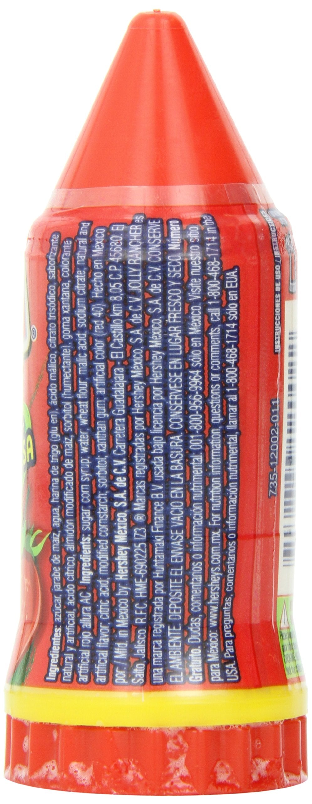 Bright packaging of Lorena Candy Crayon Strawberry invites kids to try.