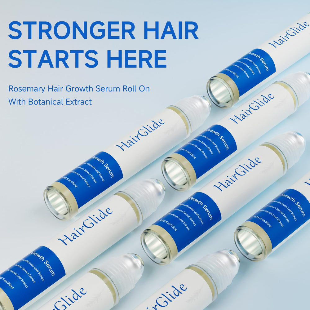 LOREVIYA Daily use scenario shows convenient roll-on scalp treatment.