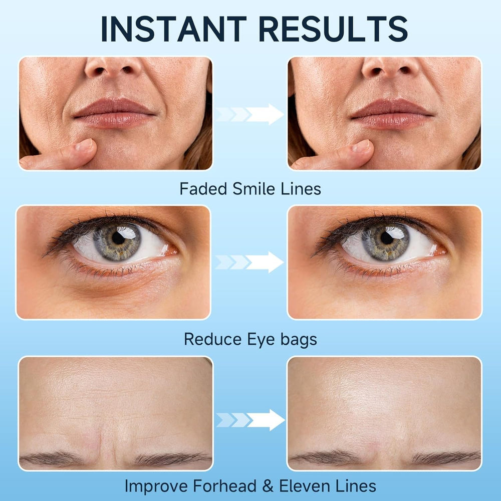 Loreviya peptide and hyaluronic acid closeup emphasizes hydration and elasticity support.