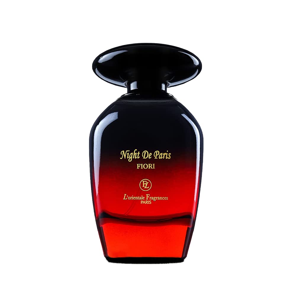L'ORIENTAL Night De Paris Fiori spray—easy application for lasting presence.