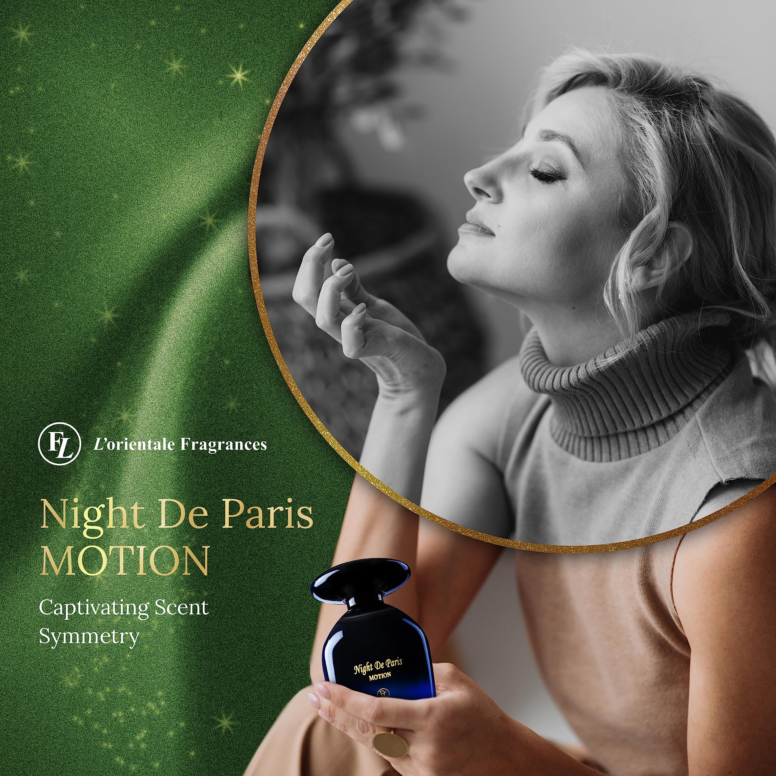 Close-up of Night De Paris cap shows premium craftsmanship and a refined tactile finish.