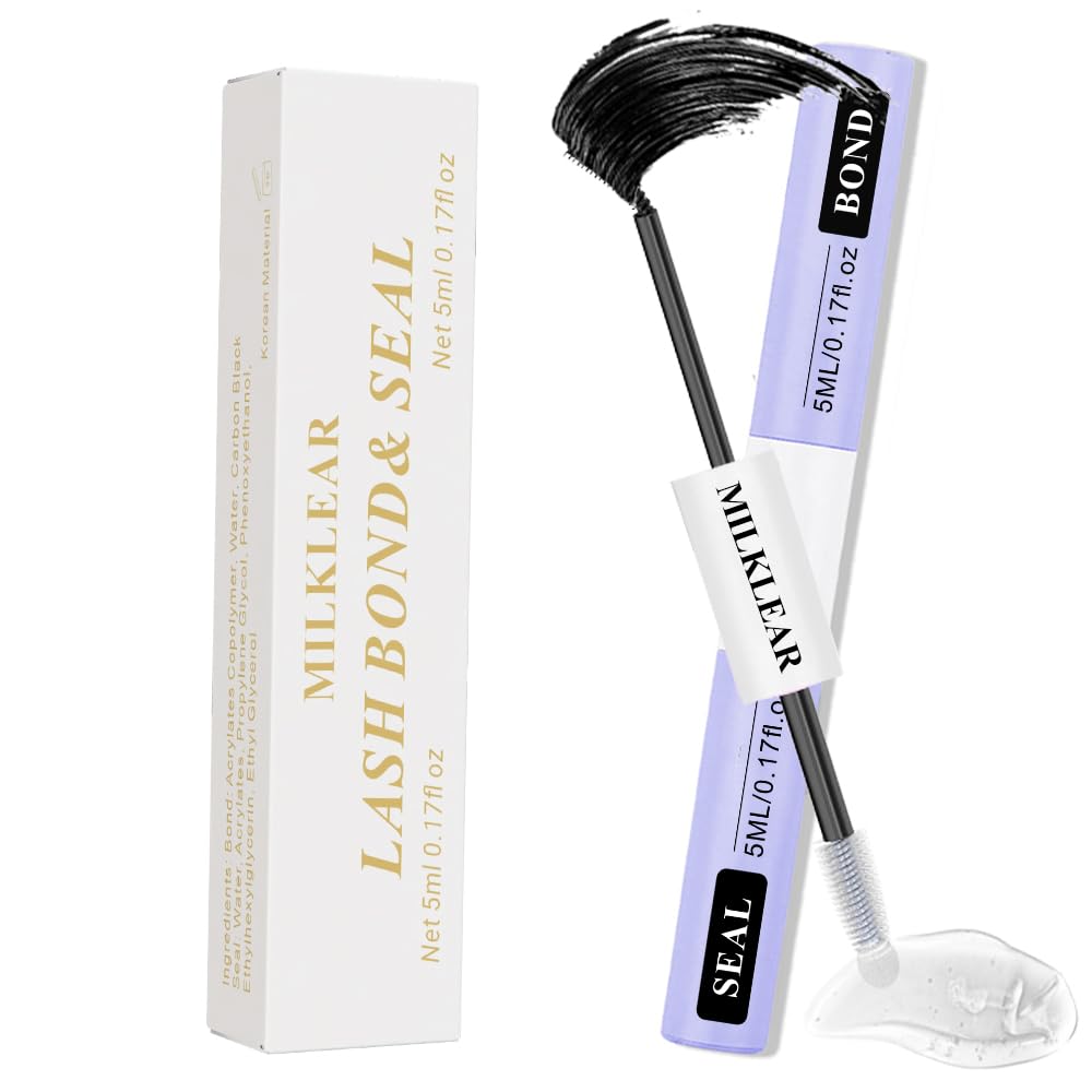 LORPURRI Lash Bond and Seal dual-ended applicator for quick at-home extension setup.