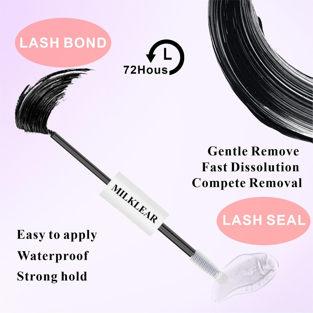 LORPURRI Lash Glue long-lasting hold for clusters and individual lashes.