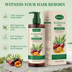 Lorrnyee Hair smoothing shampoo application showing salon-worthy finish