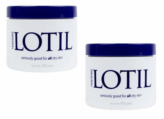 Lotil Cream 114ml two-pack bottle for daily moisturization and soft skin