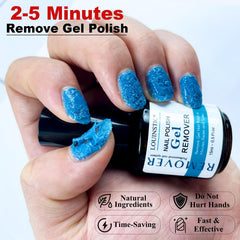 Louinstic cuticle pushers paired with remover for precise prep.