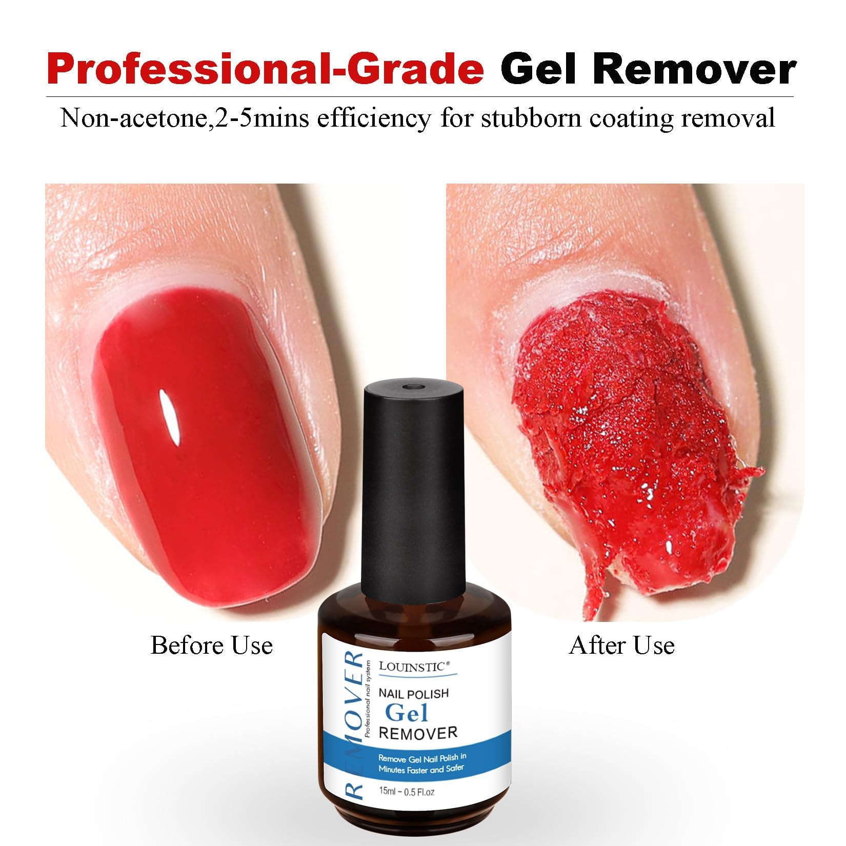 LOUINSTIC cuticle pushers for precise, gentle prep