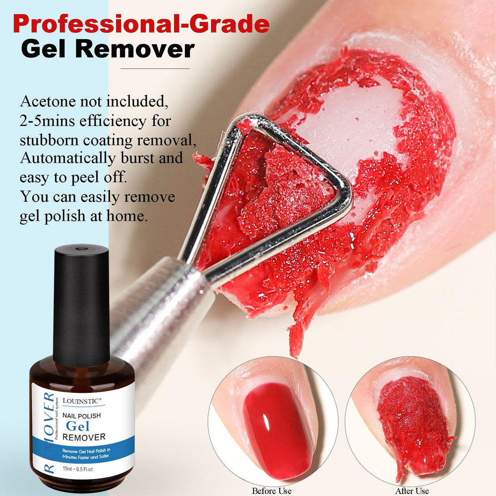 Louinstic nail files set for tidy shaping during removal.