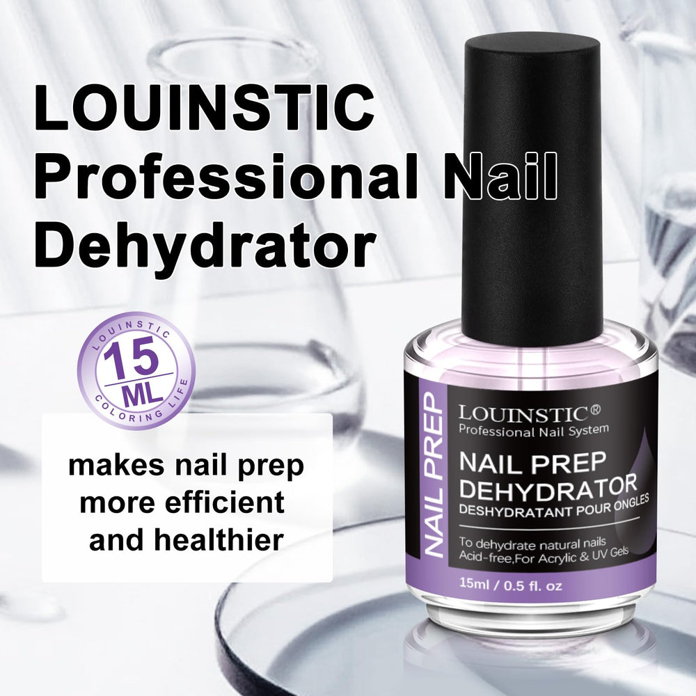 LOUINSTIC professional-to-home nail-art setup for versatile polish types.