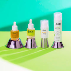 LOUMI Glow Pack You Up Eye Cream tube brightening and refreshing under-eye area
