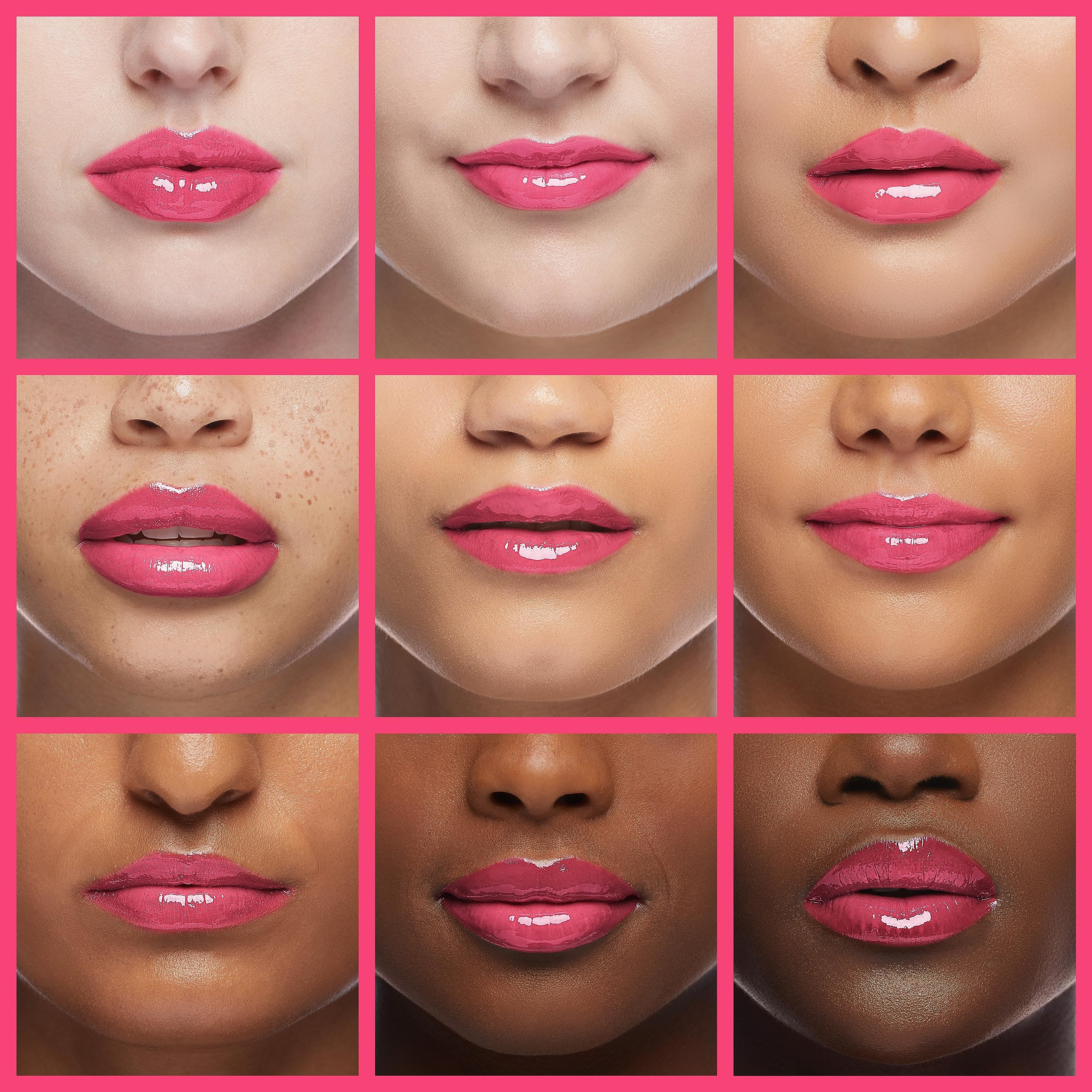 LOVB Pudding Glow on lips delivering a glossy tint with soft finish.