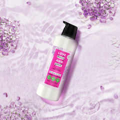 Love Beauty and Planet conditioner-application on damp hair suggests extra hydration.