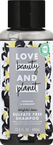 Love Beauty And Planet Delightful Detox Bergamot bottle close up with uplifting scent