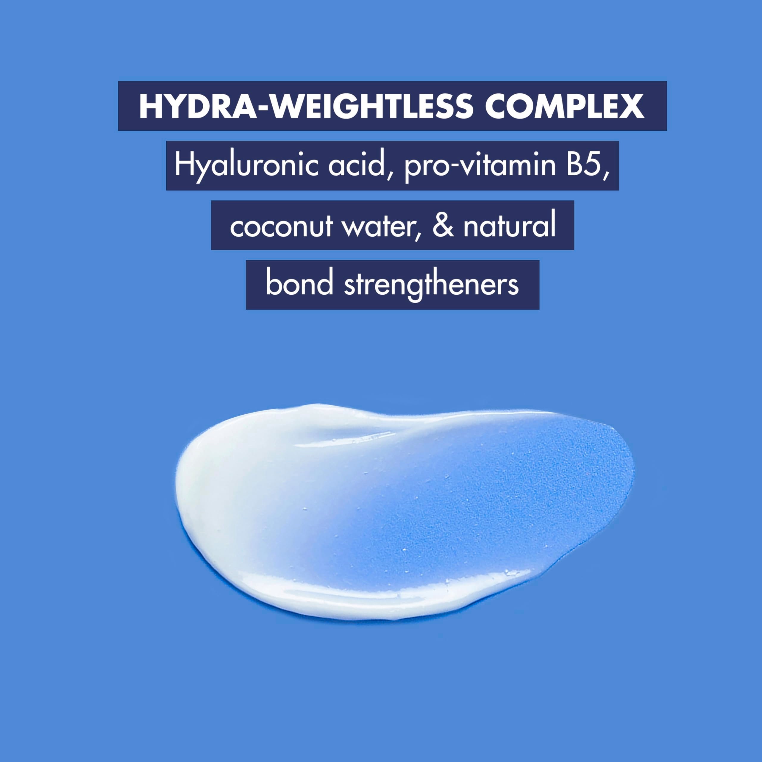 Love Beauty and Planet hydration and bounce highlight on hair after use.