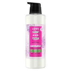 Love Beauty and Planet shampoo bottle with pump for easy, eco-friendly cleansing.