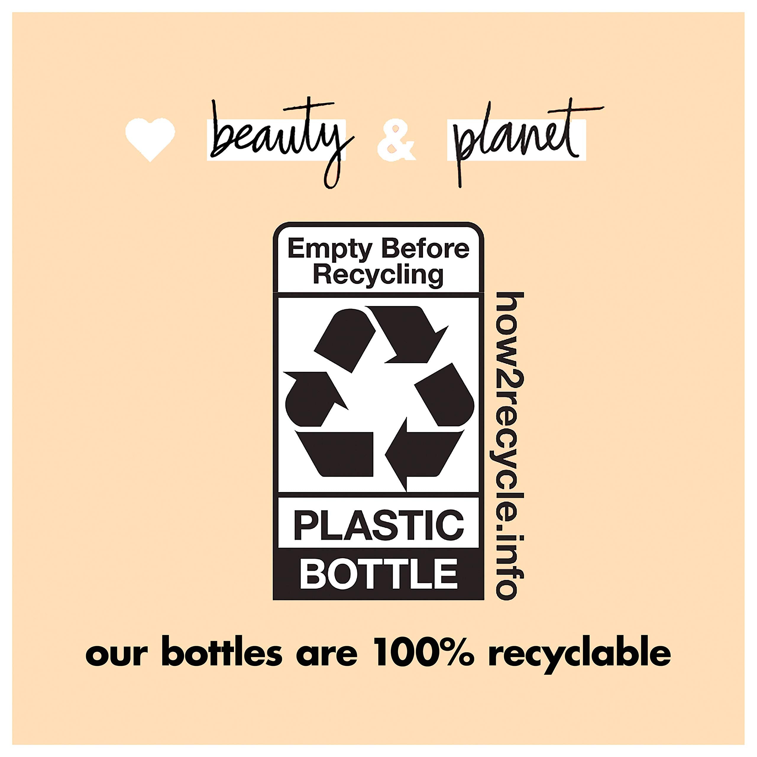 Love Beauty And Planet turmeric-tonka eco packaging signals sustainable beauty.