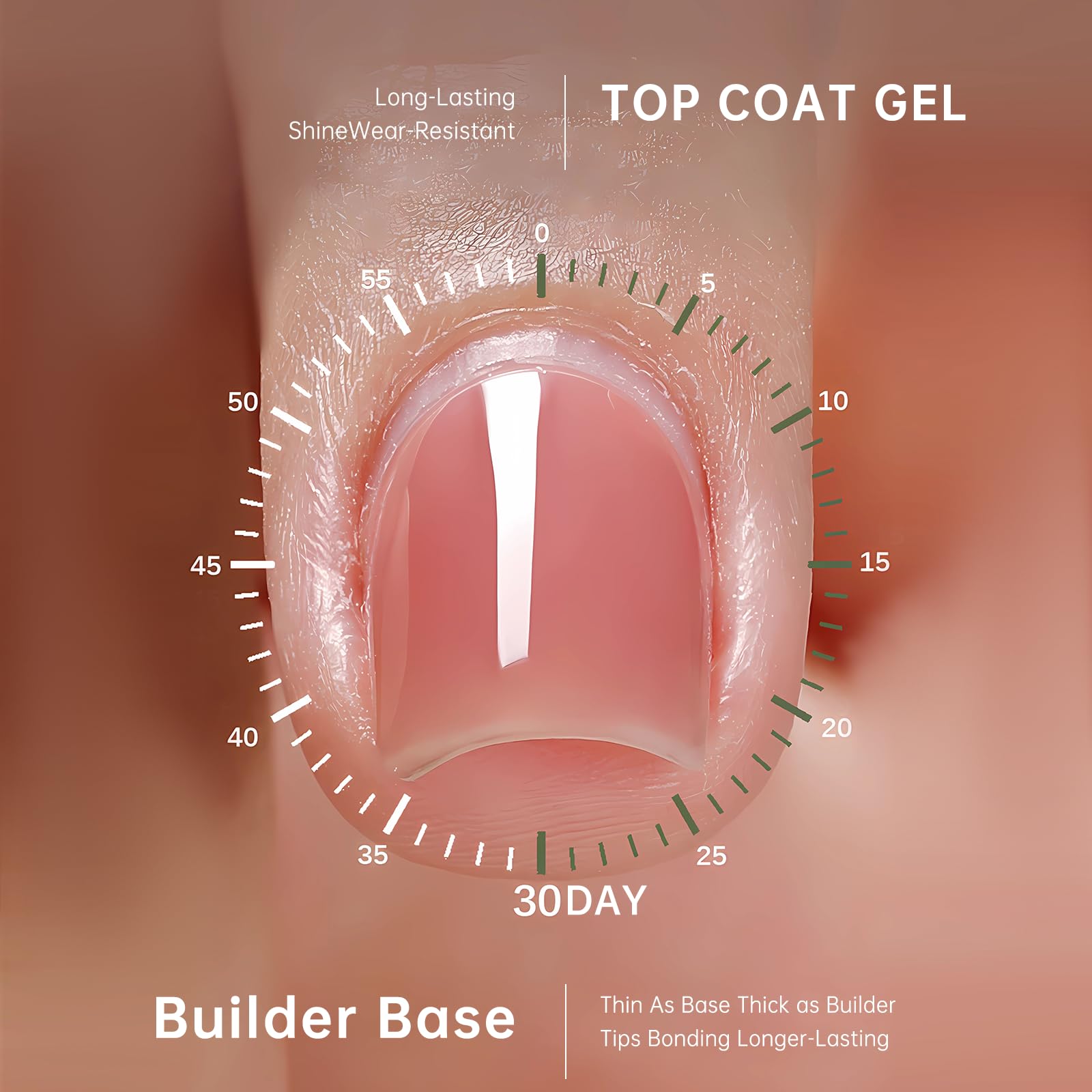 Love Easy Flexible gel forms a strong protective layer on nails.