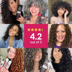 Love Ur Curls curly hair kit packaging box showing complete routine