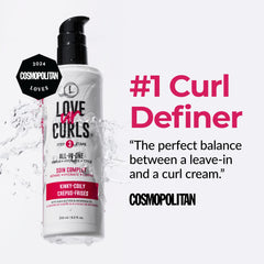 Curls are clearly defined and soft after using Love Ur Curls Styler