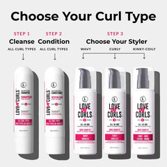 Love Ur Curls defined waves with all-in-one styler for volume