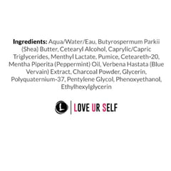 Love Ur Curls Exfoliating Scalp Scrub infused with peppermint oil for a refreshing cleanse.