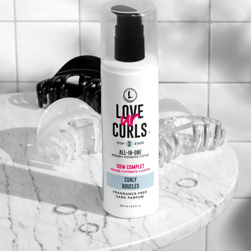 Shea butter and nourishing ingredients in Love Ur Curls curl cream