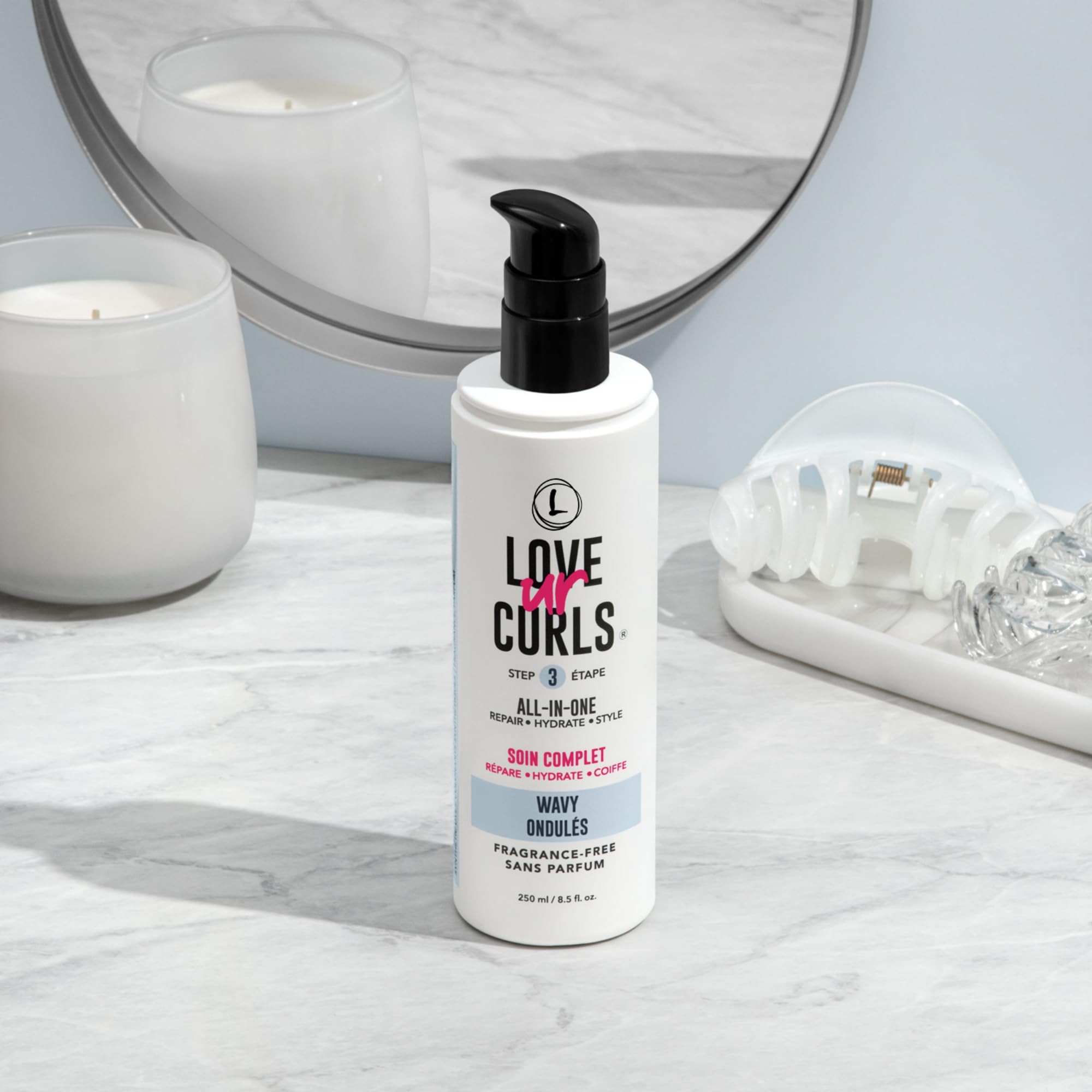 Love Ur Curls defined curls after styling with our all-in-one formula.