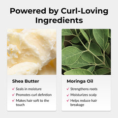 Love Ur Curls ingredient list label focuses on clean, vegan formulas