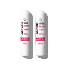 Love Ur Curls shampoo bottle pour for easy, gentle scalp cleansing