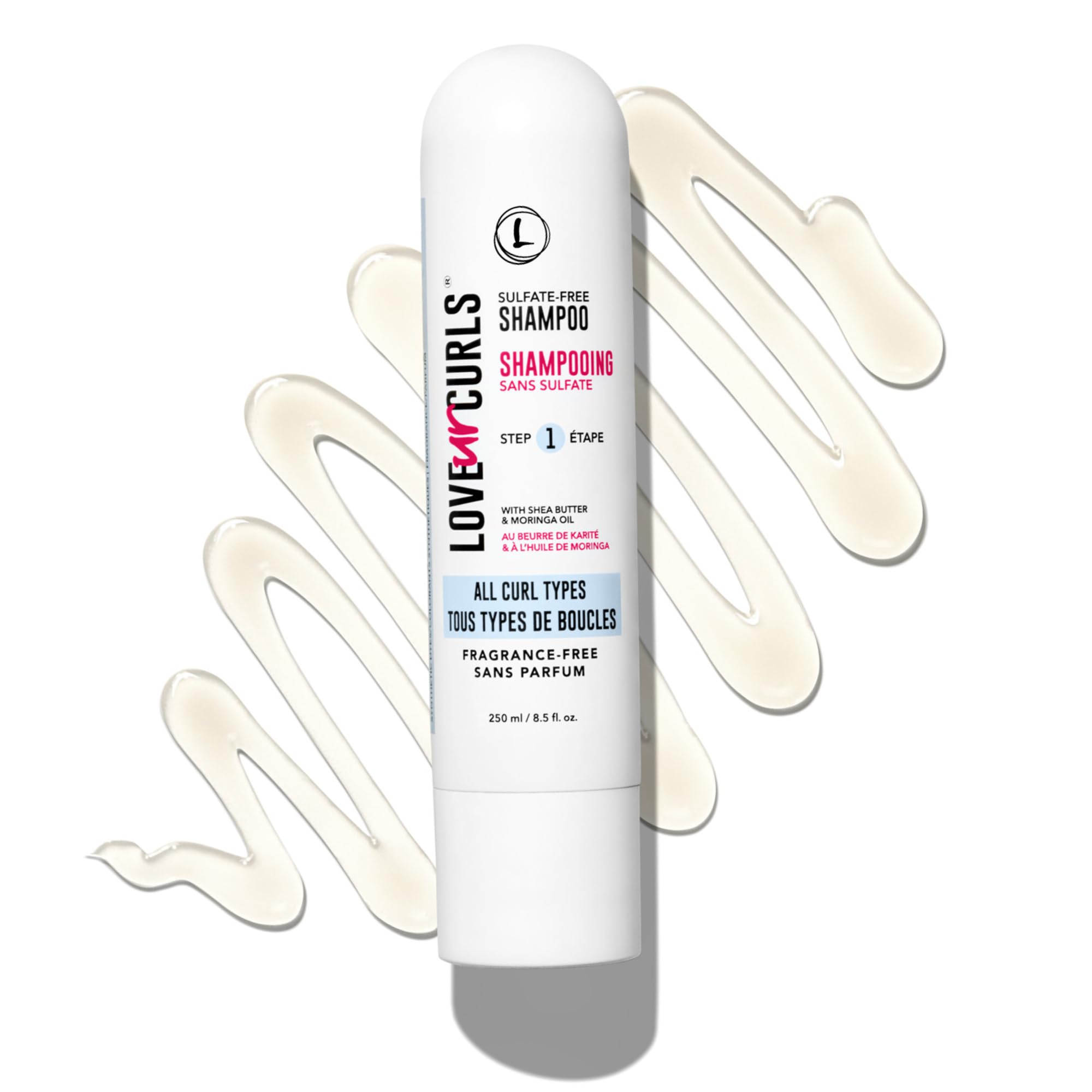 Love Ur Curls Shea Moringa Oil ingredients highlight nourishing nutrients for healthier curls.