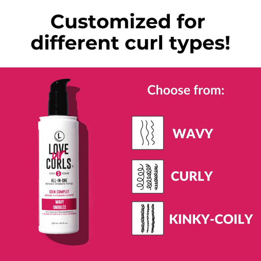 Love Ur Curls Ultra-Hydrating Conditioner bottle offers detangling and moisture