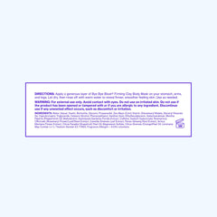 4-step Bye Bye Bloat routine guide visual outlines depuff and sculpt steps